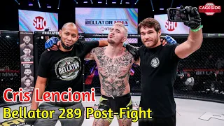 Bellator 289: Cris Lencioni explains obscene post-fight gesture, wants to fight Kai Kamaka next