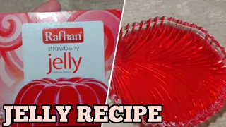 How to make Jelly recipe | Rafhan Jelly recipe | Strawberry Jelly recipe by Cooking with Mamoona