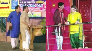 Zafri Khan and Nasir Chinyoti with Iftikhar Thakur Stage Drama Guddi Udaie Jaa Comedy Clip 2019