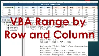 VBA for Dynamic Range by Row and Column