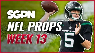 NFL Prop Bets Week 13 - Sports Gambling Podcast - NFL Player Props - NFL Prop Bets Today