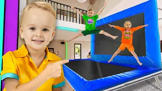 Chris turned House Into a Trampoline Park!