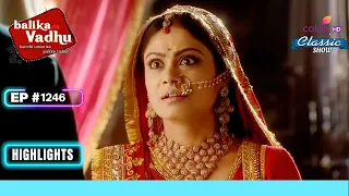 Anandi मिली Jagdish से Udaipur छोड़ने से पहले | Balika Vadhu | Full Episode | Ep. 1246