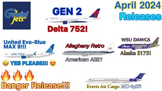 GeminiJets April 2024 Releases!