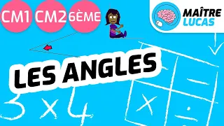 Mesures d'angles CM1 - CM2 - Cycle 3 - Grandeurs et mesures - Maths - Mathématiques