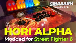 Hori PS5 Fighting Stick Alpha modded for Street Fighter 6