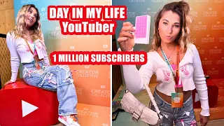 Day In My Life as a 1 MILLION Subscriber YouTuber, Exclusive Event VLOG! | Rosie McClelland