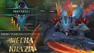 MECHA KHA'ZIX GAMEPLAY | New Skin (Build & Runes) - Wild Rift