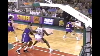 NBA On NBC - Karl Malone & Jeff Hornacek Battle Shawn Kemp & Gary Payton In Seattle! 1996 WCF G5