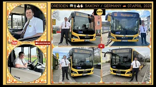 Dresden Bus line 66/166 with the Bus driver Christoph / Dresdner Buslinie 66/166 mit Christoph