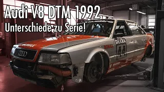 Technische Details | Original Audi V8 DTM 1992 | Fahrwerk | Bremsen | Auspuff | Schmidtmotorsport