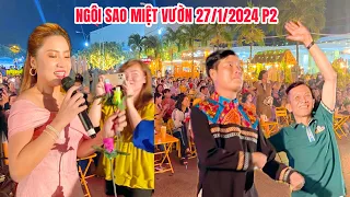 Ngôi Sao Miệt Vườn 27/1/2024 P2: Châu Ngọc Tiên năn nỉ Khương Dừa hát thêm vì nhiều bà con yêu mến