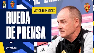 🎥 Víctor Fernández: "Confío plenamente en mis jugadores para sacar esto adelante"