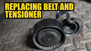 How To Replace A Belt And Tensioner Renault/Nissan/Dacia K9K 836, K9K 837, K9K 846