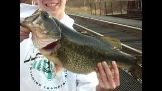 7 pound 4 ounce largemouth bass caught on a swimbait