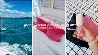 preppy tiktok compilation #2 !! *summer edition* || 🎀🤍☀️🌊 || vlogsbyaria.