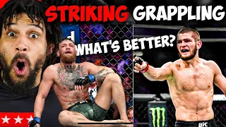 What's the Better MMA Base? Striking or Grappling