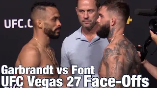 UFC Vegas 27 Face-Offs: Cody Garbrandt vs Rob Font