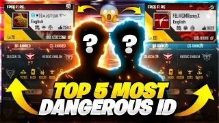 Top 5 Dangerous I'd Free Fire 😱🔥- para SAMSUNG A3,A5,A6,A7,J2,J5,J7,S5,S6,S7,S9,A10,A20,A30,A50,A70