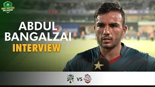 Abdul Bangalzai Interview | Balochistan vs Southern Punjab | Match 7 | National T20 2021 |PCB | MH1T