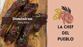 BBQ Ribs / Costillas a la BBQ Dominicana