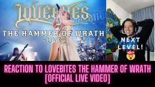 FIRST TIME REACTION/ANALYSIS TO LOVEBITES The Hammer Of Wrath [Official Live Video]