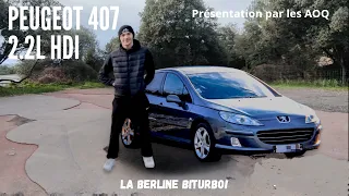 Peugeot 407 2.2L HDi, Présentation du mazout Biturbo présidentiel !