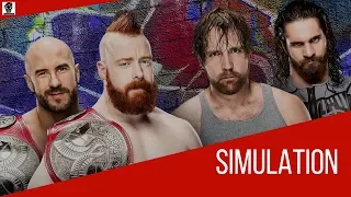 WWE SUMMERSLAM 2017 - Cesaro & Sheamus vs Dean Ambrose & Seth Rollins-  WWE 2K17 SIMULATION