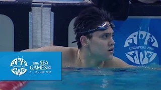 Swimming Men's 100m Butterfly Heat 2 (Day 4) | 28th SEA Games Singapore 2015