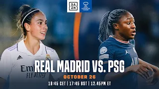 Real Madrid vs. Paris Saint-Germain | UEFA Women's Champions League 2022-23 Matchday 2 Full Match