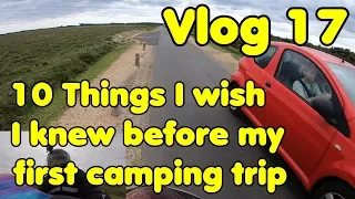 Ten things I wish I knew before my First Motorcycle Camping Trip (VLOG 17)