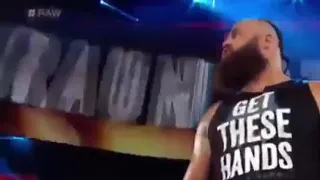 Finn Balor Slap Braun  Strowman