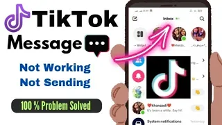 How To Fix TikTok Direct Message Not Working Not Sending||Fix TikTok Message Problem Android iOS