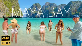 4K 🇹🇭 Walking Maya Bay. The Most Famous Beach In The World. Krabi, Thailand 2023