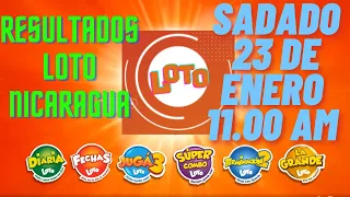 SORTEO LOTO 11.00 AM SABADO 23 DE ENERO 2021 (DIARIA, JUGÁ 3, COMBO, FECHAS) TABLA RESULTADOS