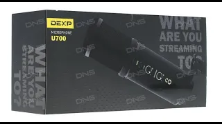 Микрофон DEXP U700 Тест на всех режимах