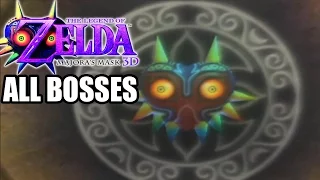 The Legend of Zelda Majora's Mask 3D All Bosses