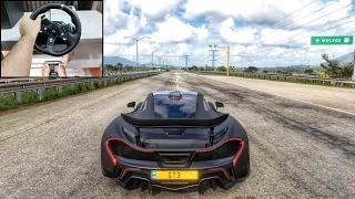 McLaren P1 ( 1450HP ) - Forza Horizon 5 | Goliath Race | Steering Wheel gameplay