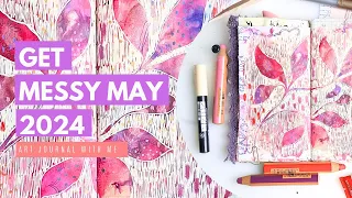 Expressive Botanical | Get Messy May 2024 - Day 15 Botanical
