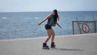 Patinando por Barcelona.