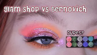 Glam Shop VS Bernovich - 100% dupes?! || Comparisons ♥