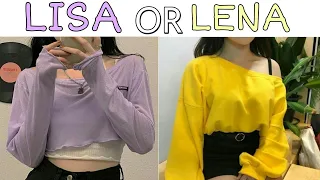 PURPLE  OR  YELLOW  🌸[ LISA OR LENA] #07 |Girls Style