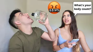 COUPLES TRUTH OR DRINK PART 2!! **WENT TOO FAR**