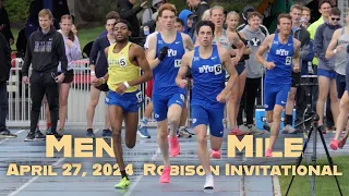 2024 BYU Robison Invitational Men's Mile