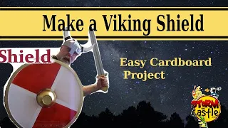 How to Make a Viking Shield - Out of cardboard or foam board