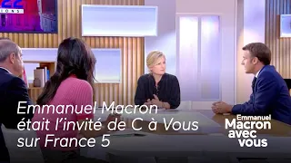 Emmanuel Macron était l'invité de C à vous sur France 5