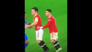 Harry Maguire gives Cristiano Ronaldo a Headbutt🎁