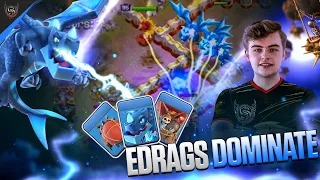 PRO PLAYER DOMINATES WITH EDRAGS | CLASH OF CLANS | TOWNHALL 16