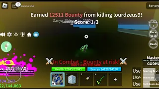 ice bounty hunting on mobile🧊 | blox fruit