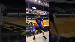 Freestyle at the Harlem Globetrotters game